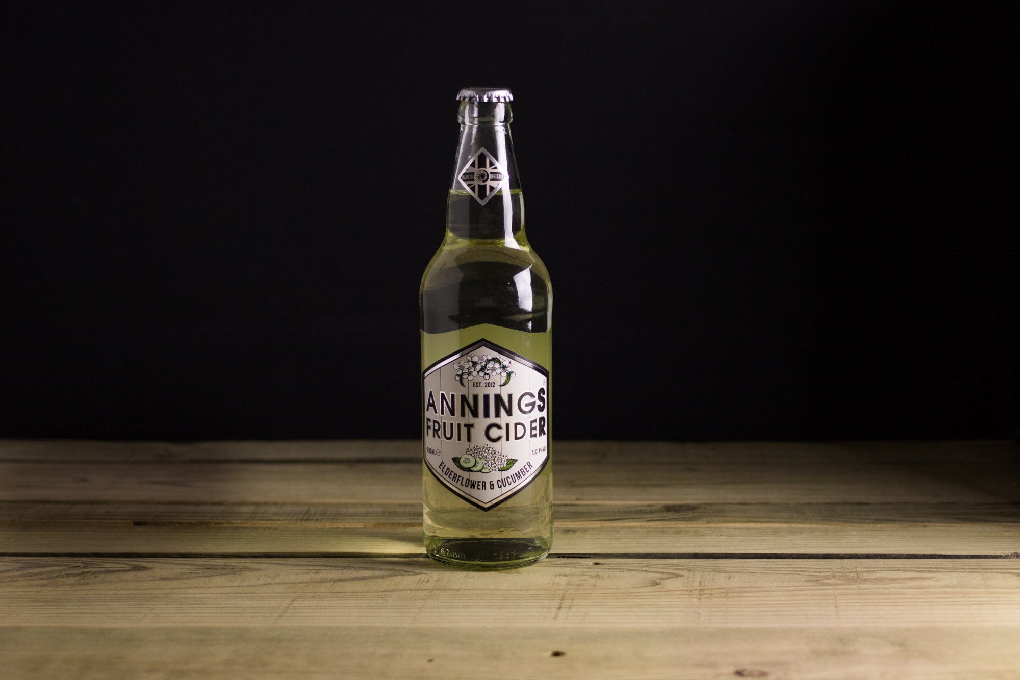 Anning's Elderflower & Cucumber Cider - 500ml