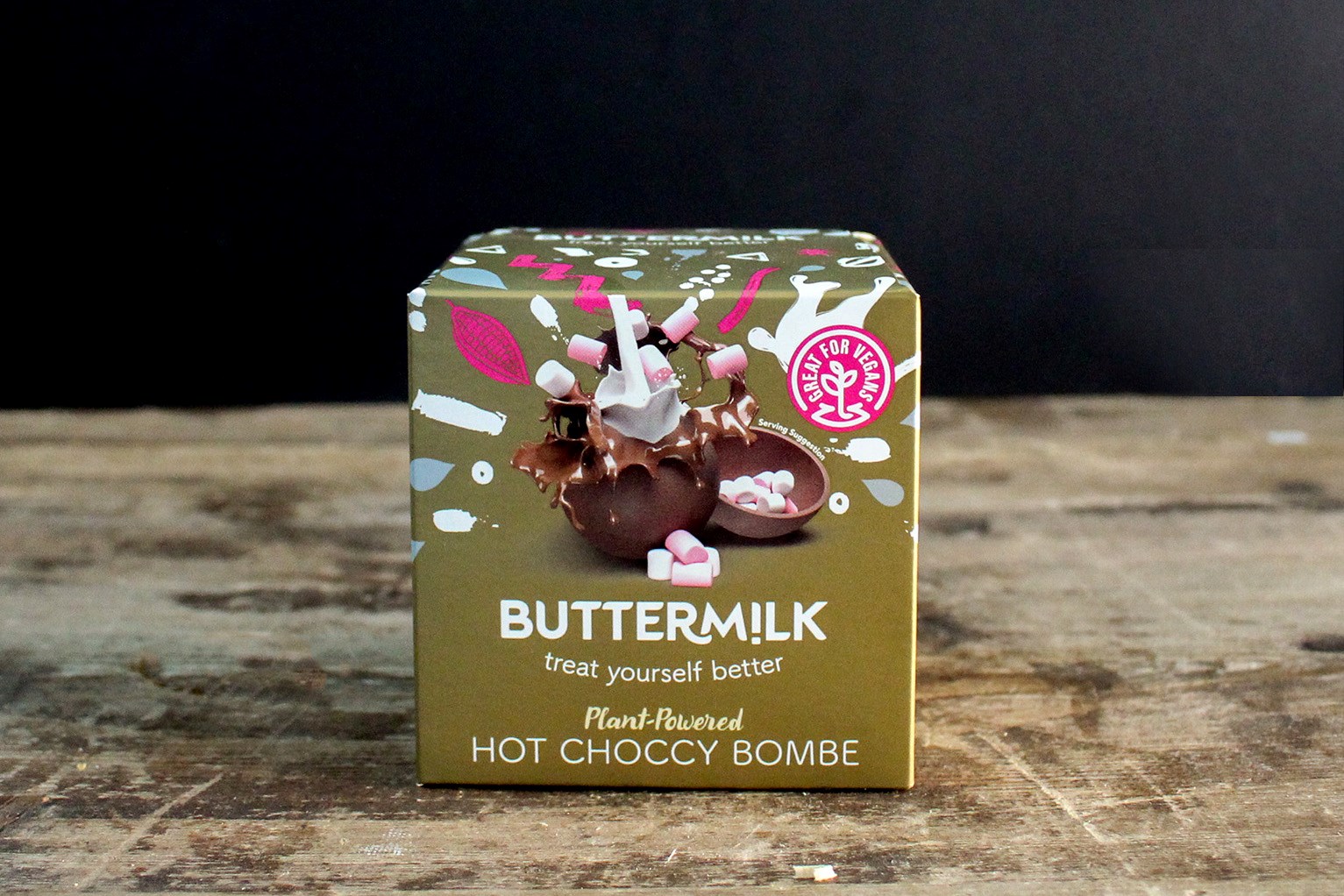 Buttermilk Plant Powered Hot Choccy Bombe
