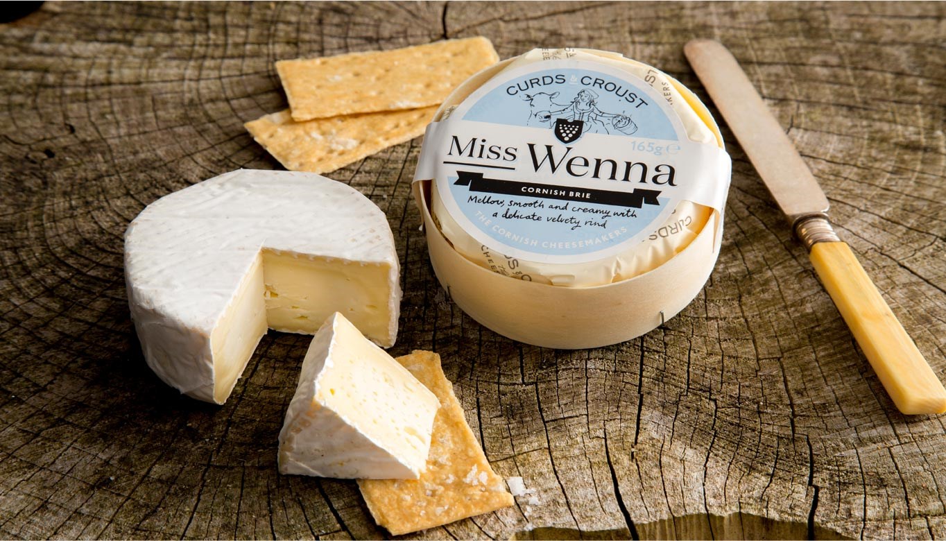 Curds and Croust Miss Wenna Cornish Brie