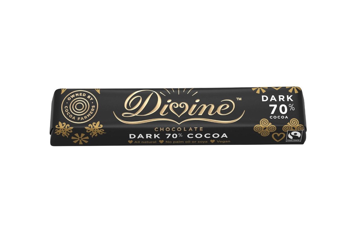 Divine 70% Dark Chocolate Small Bar