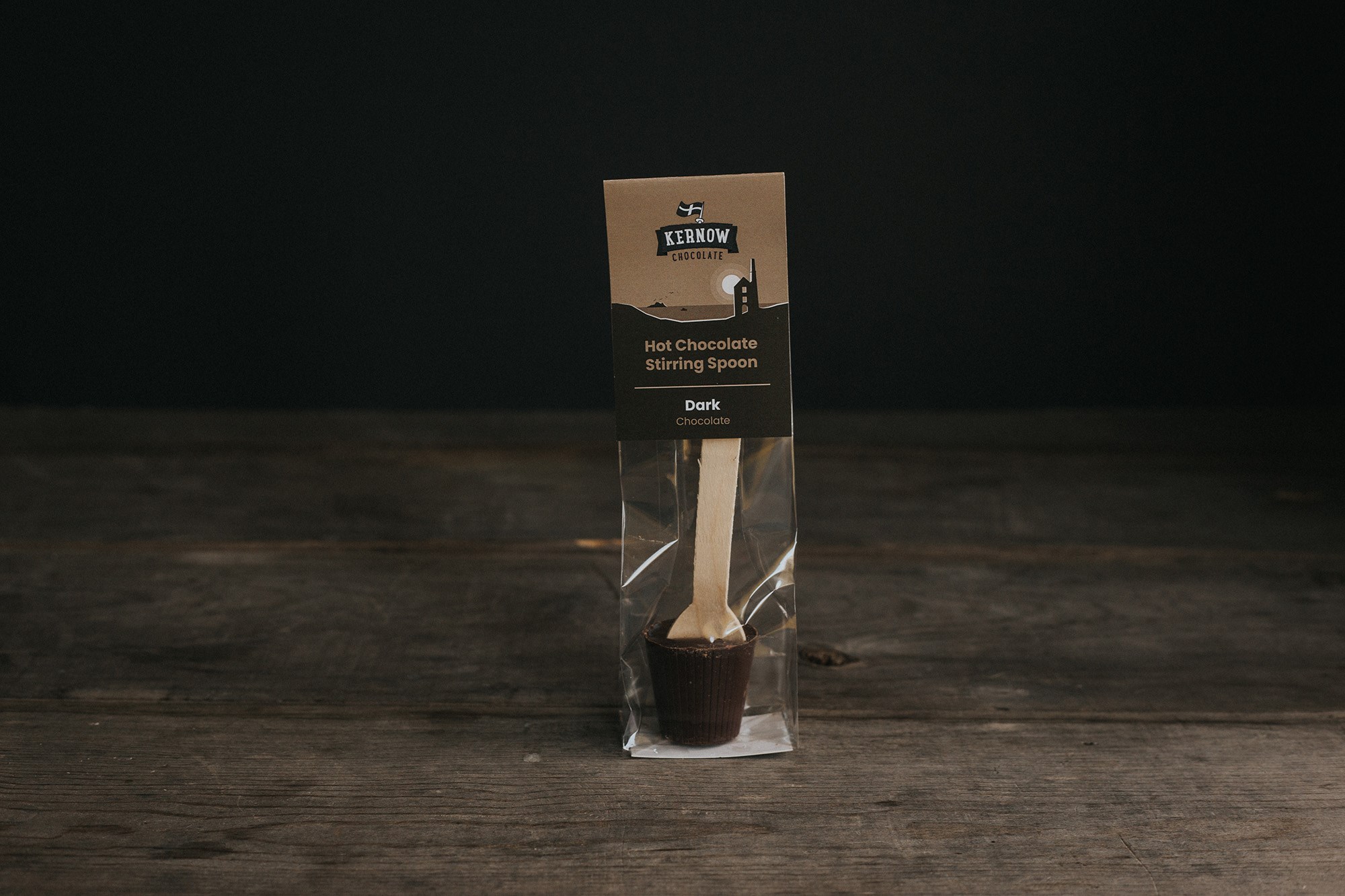 Kernow Hot Chocolate Spoon - Dark
