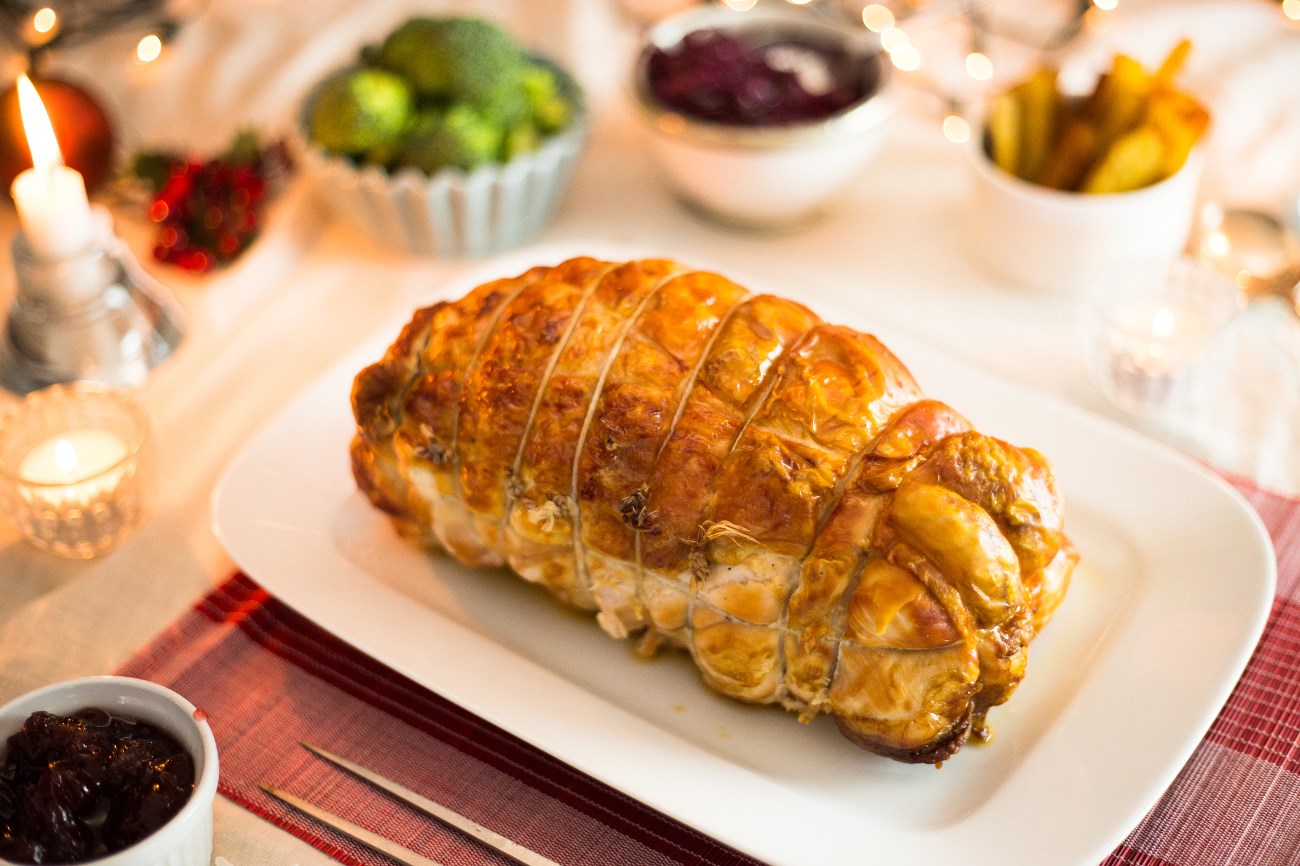 British Turkey Breast Joint - 2.5kg - Chestnut, Cranberry and Apple Stuffing