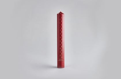 Red Large Advent Candles