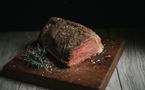Silverside roast beef with salt and pepper crust - 1.25kg