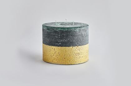 Winter Thyme Gold Half Dipped Multiwick Candle
