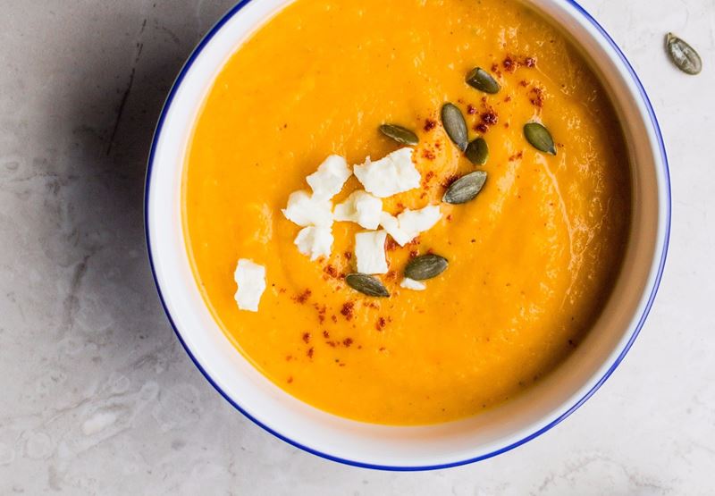 Red Lentil and Bacon Soup