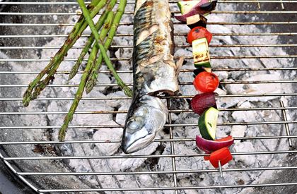 Simple Whole Barbecued Mackerel