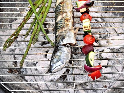 Simple Whole Barbecued Mackerel image