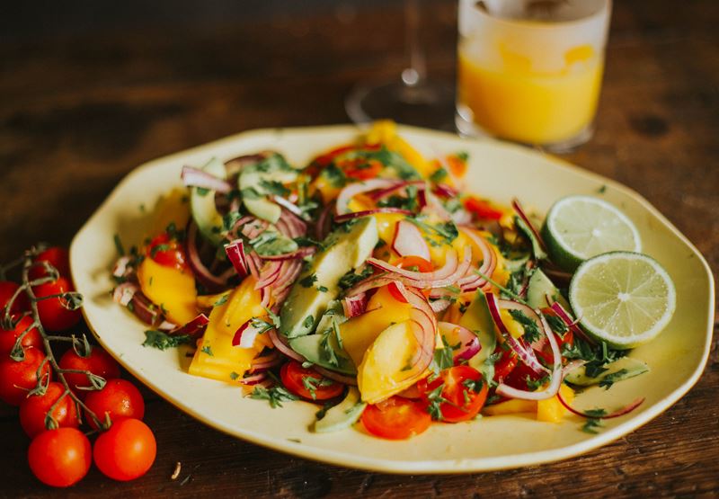 Mango, Tomato & Avocado Salad