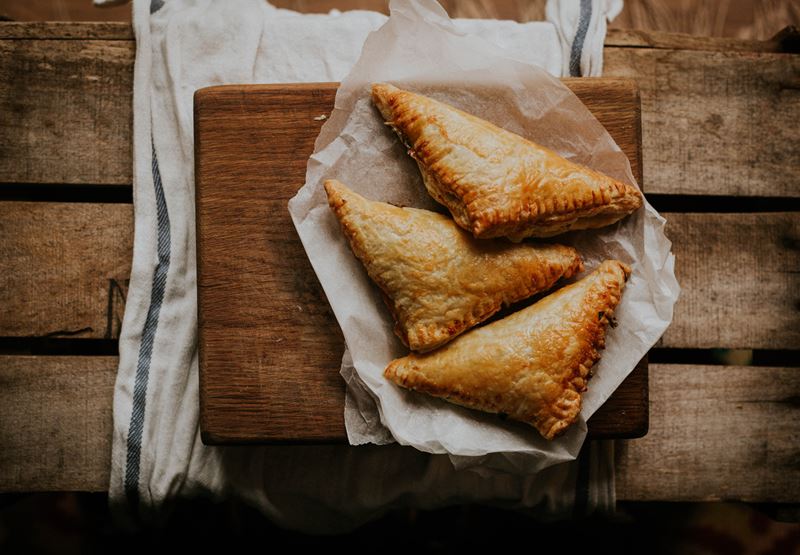 Turkey And Mushroom Puffs