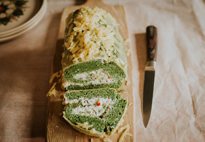 Spinach Roulade Recipe