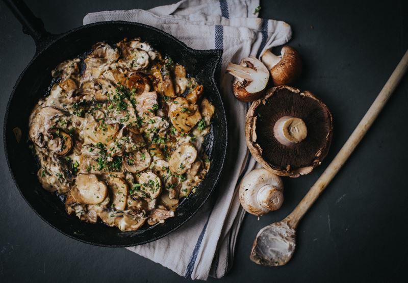 Garlic Mushrooms Recipe