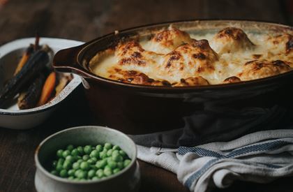 Cauliflower Cheese with Hawkridge Cheddar