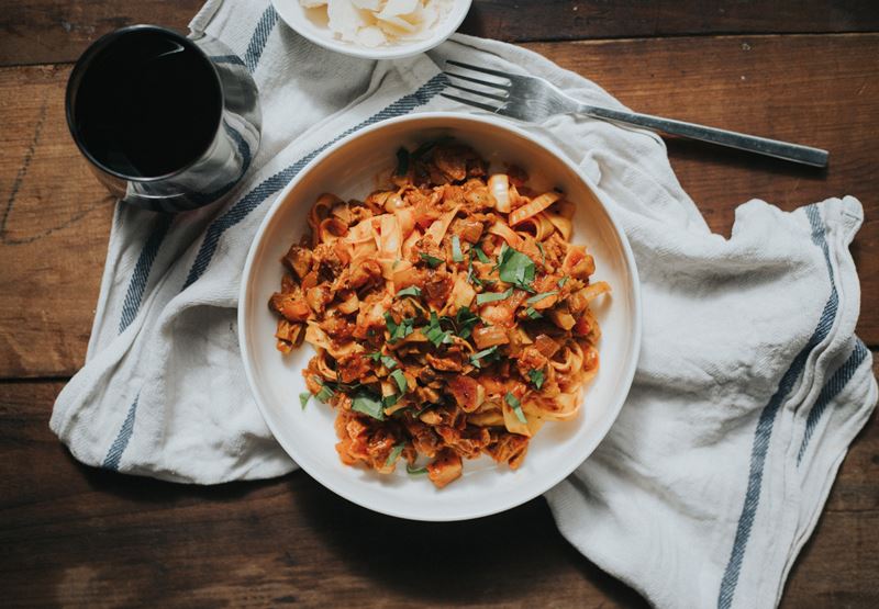 Leftover Lamb Ragu with Fettucine Recipe