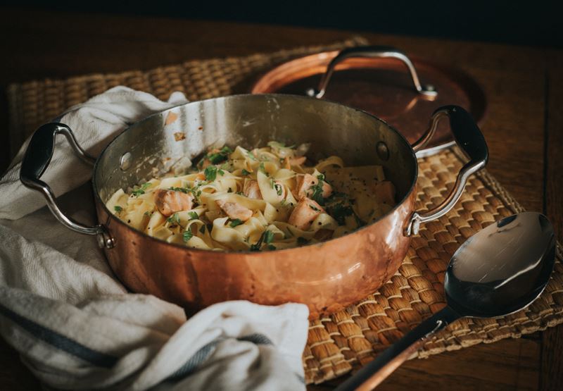 Creamy Salmon Tagliatelle Recipe