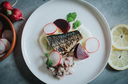 Ashburton Cookery School's Charred Mackerel Recipe