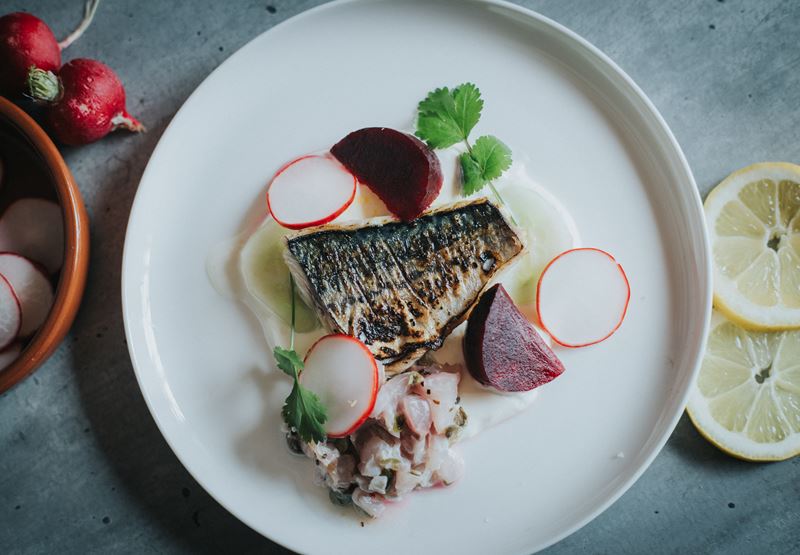 Ashburton Cookery School's Charred Mackerel Recipe