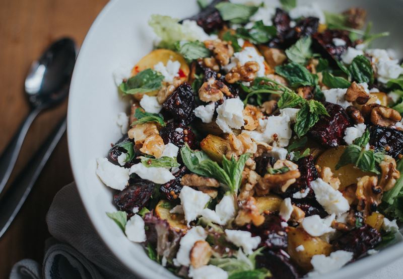 Beetroot, Rocket and Feta Salad