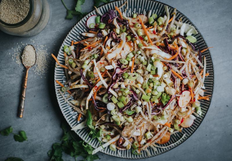 Super Slaw with Spicy Dressing Recipe