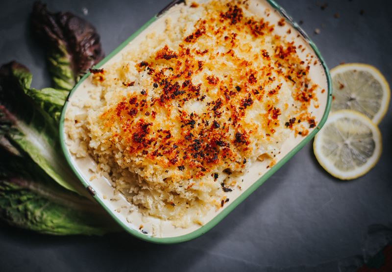 Quick Crab Gratin