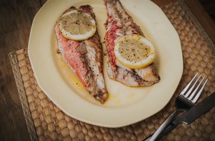 Barbecued Red Mullet