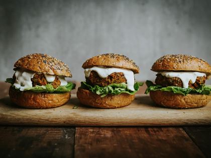 Carrot and Butterbean Burgers Recipe image