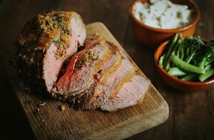 Beef Sirloin with Sun-Dried Tomato Stuffing