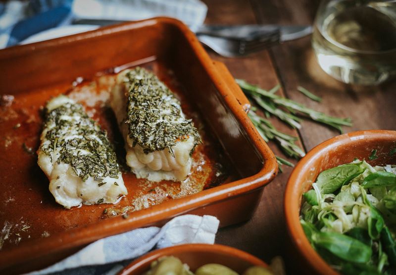 Rosemary & Lemon-Roast Monkfish