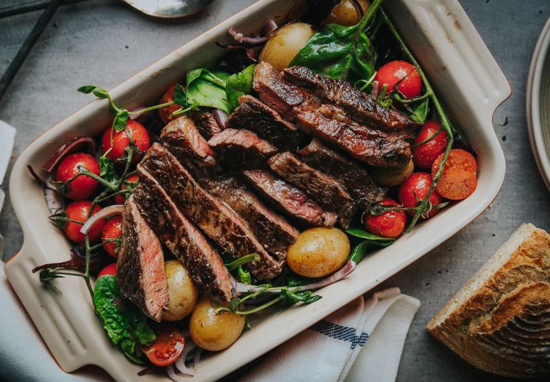 Sirloin Steak Salad with New Potatoes