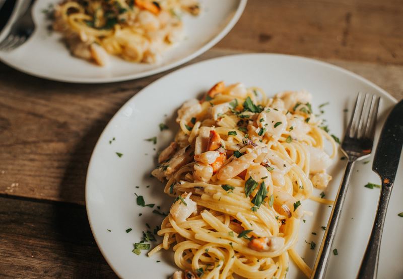 Mitch Tonk's Spaghetti with Greendale Crab