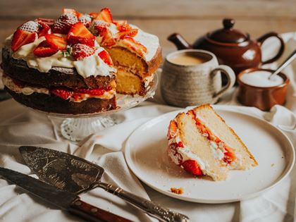 Cream-Tea Cake Recipe image