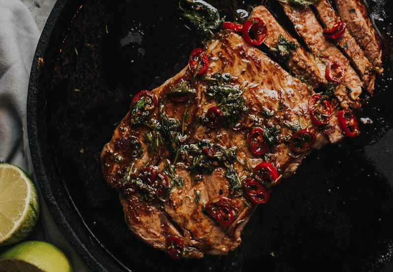 Spicy Rib-Eye Steaks Recipe