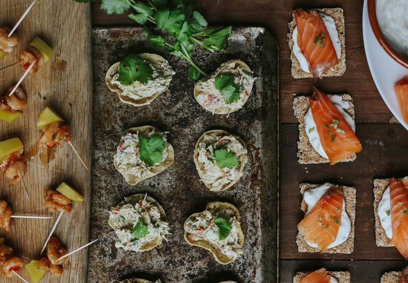 Delicious Seafood Finger-Food