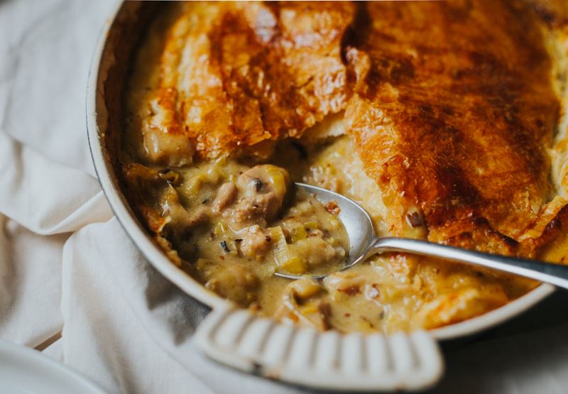 Chicken & Leek Pot Pie Recipe