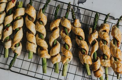 Serrano Asparagus Twists Recipe
