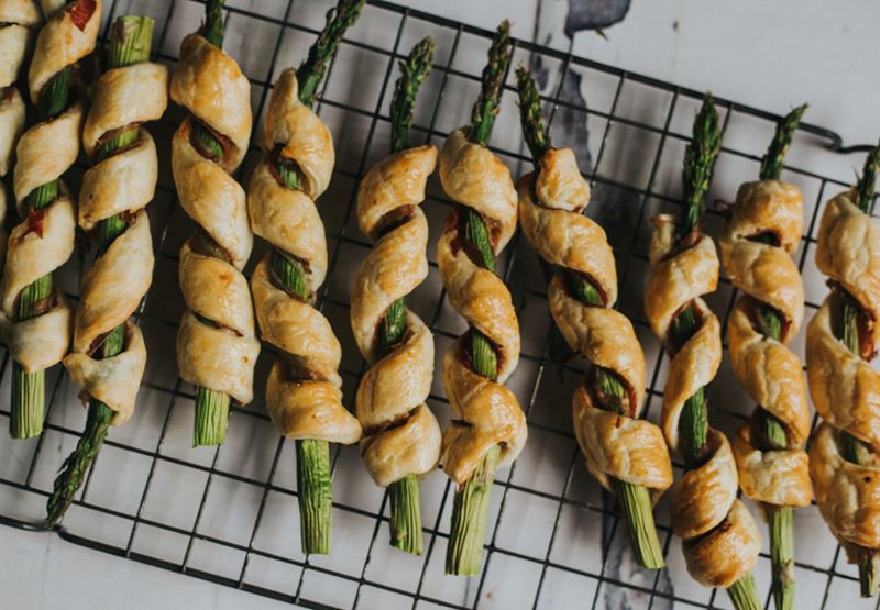 Serrano Asparagus Twists Recipe