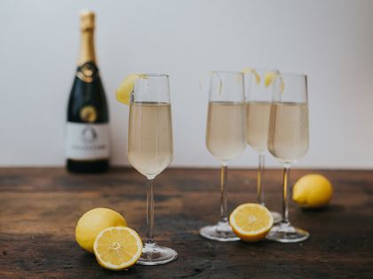 French 75 Gin Cocktail Recipe image