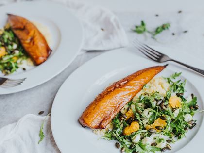 Mackerel, Orange & Rocket Salad Recipe image