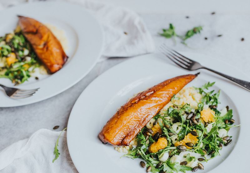 Mackerel, Orange & Rocket Salad Recipe