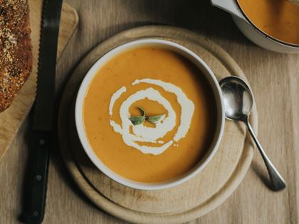 Sweet Potato & Ginger Soup image