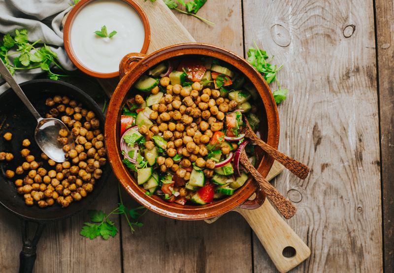 HATARI Spiced Chickpea Salad