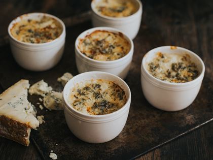 Baked Creamy Garlic Mushrooms image