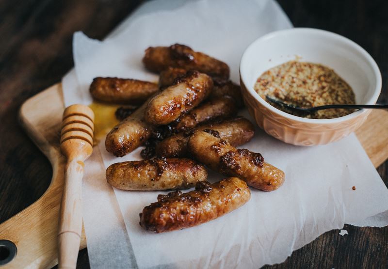 Honey & Mustard Cocktail Sausages