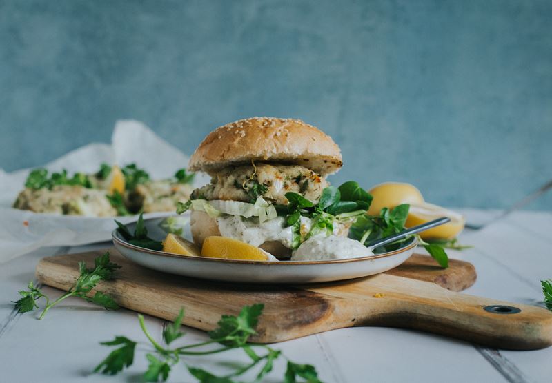 White Fish Burger Recipe